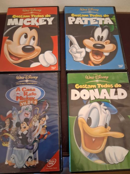 DVD's diversos de banda desenhada
