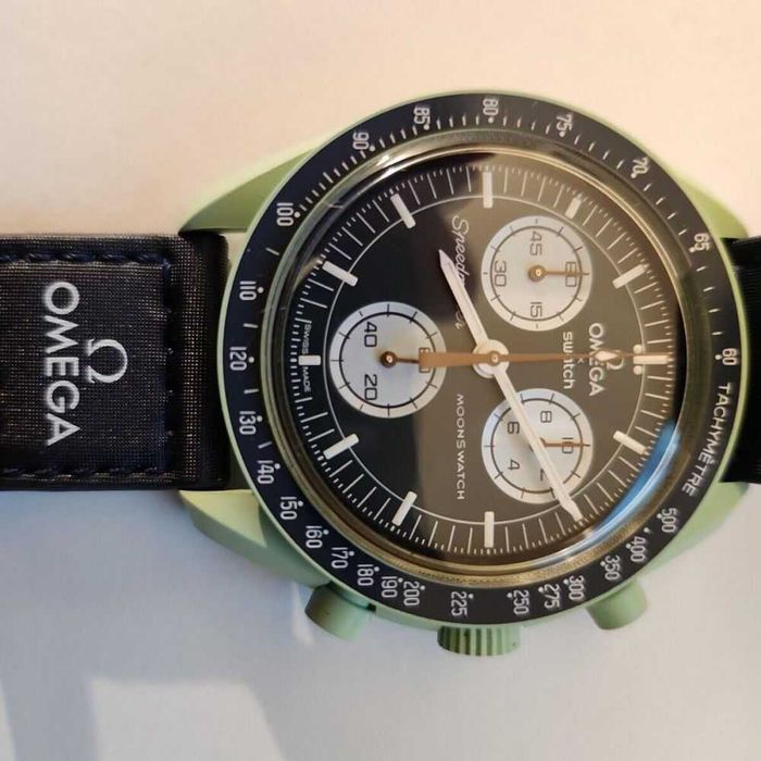 SO33G100 Omega Swatch MoonSwatch Polaris jak nowy