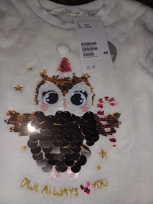 H&M тепла кофта, нова на 4-6 років