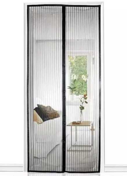 Москітна сітка Magic Mesh на магнітах (210*100mm) від мух Сетка магнитная от мух  комаров