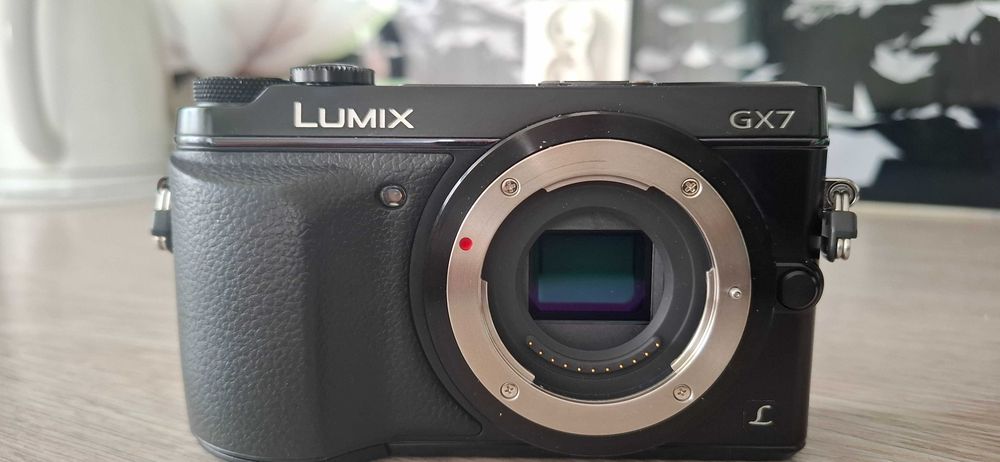 Panasonic Lumix GX7 z obiektywem.