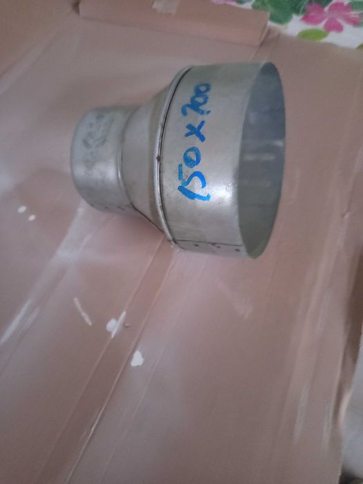 Redução galvanizada 150x100