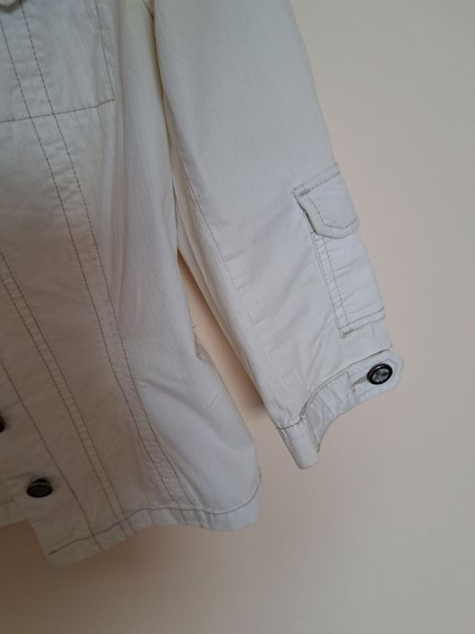 Kurtka katana biała a la jeans HPiT - S-ka