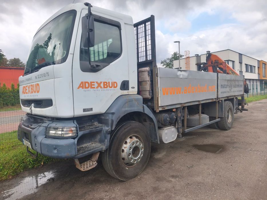 Renault KERAX  Renaul Kerrax, HDS Palfinger, metalowa podłoga