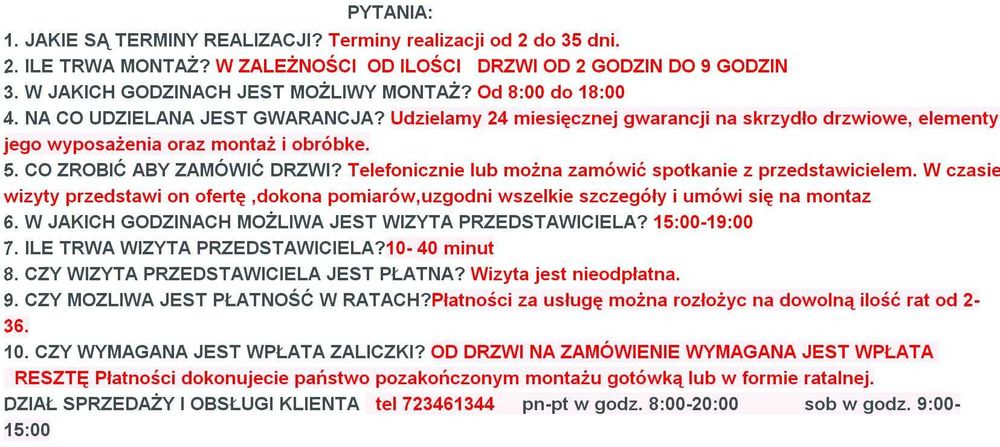 Kamuflaż starych ościeżnic DRZWI wewnętrzne DRZWI niestandardowe