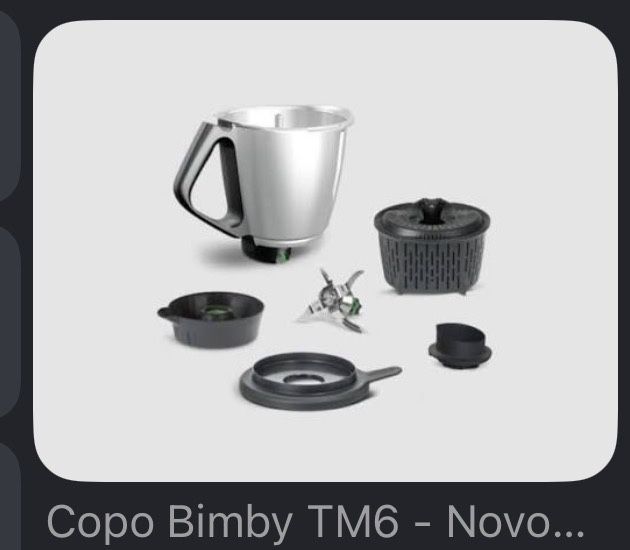 Copo bimby TM6 novo