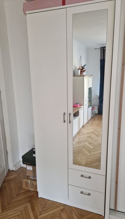 Szafa dwudrzwiowa wąska 80 cm jak nowa!