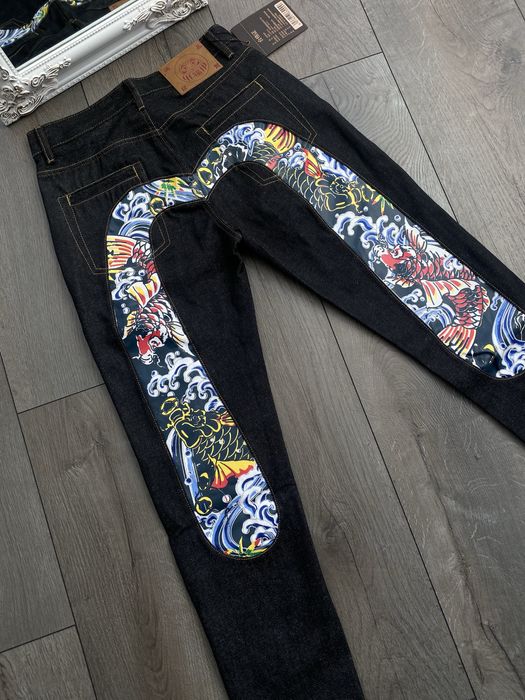 Джинси Evisu, штани івісу, Ивису штаны, джинси Івісу