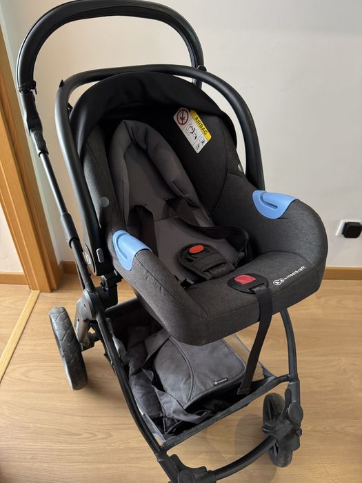 Carrinho kinderkraft 3 em 1