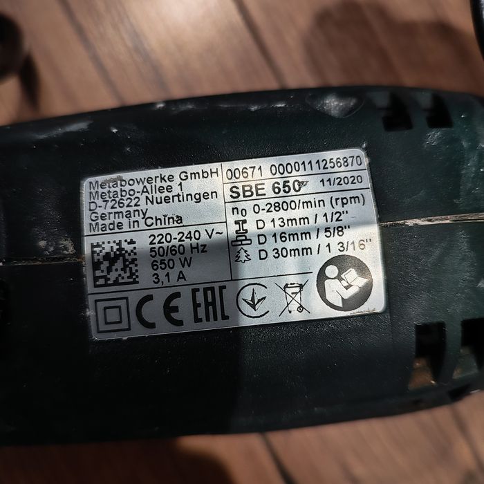 Wiertarka Metabo SBE 650