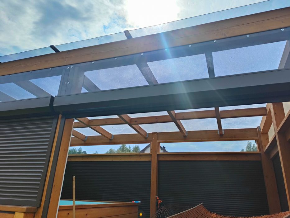 PROMOCJA! Poliwęglan lity 6mm 2UV szary/SKY GRIGGIO 205x400, 450