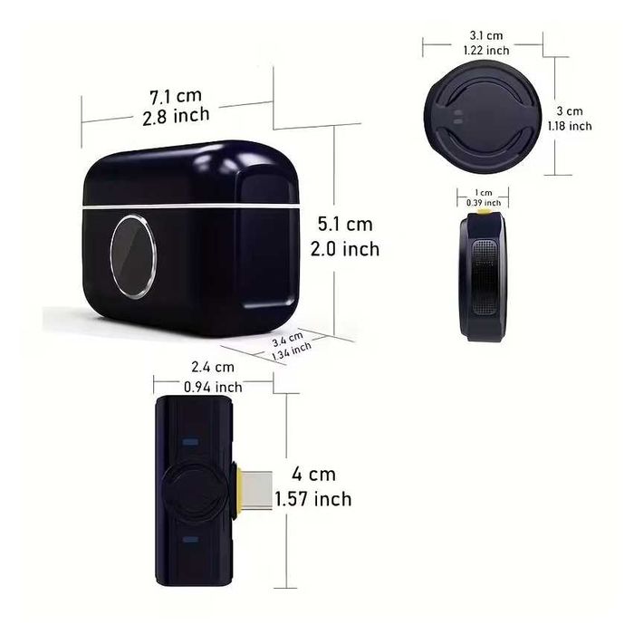 Microfone de Lapela Profissional