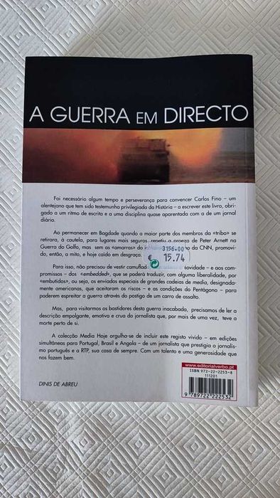 "A Guerra em Directo" de Carlos Fino