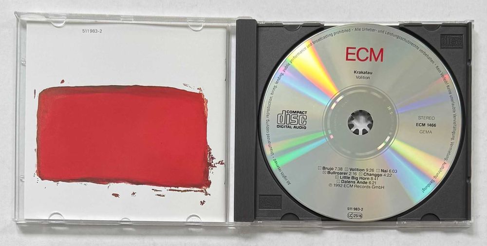 CD_Krakatau, VOLITION. Edição ECM, 1992. Muito estimado, como novo.