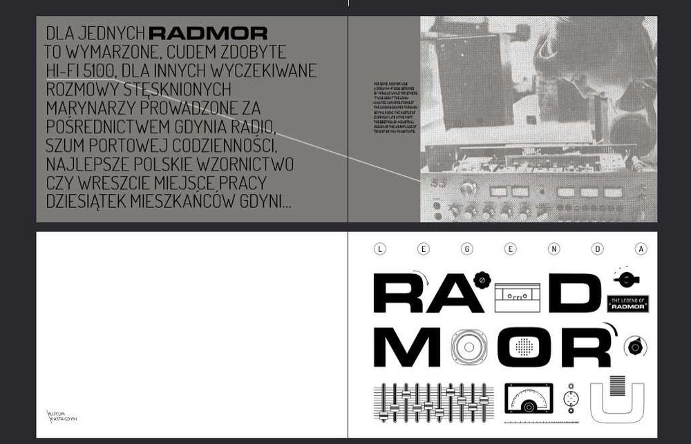 Tuner AM Radmor TA-5122 Srebrny + Drewno Radioodbiornik HiFi Rarytas ...