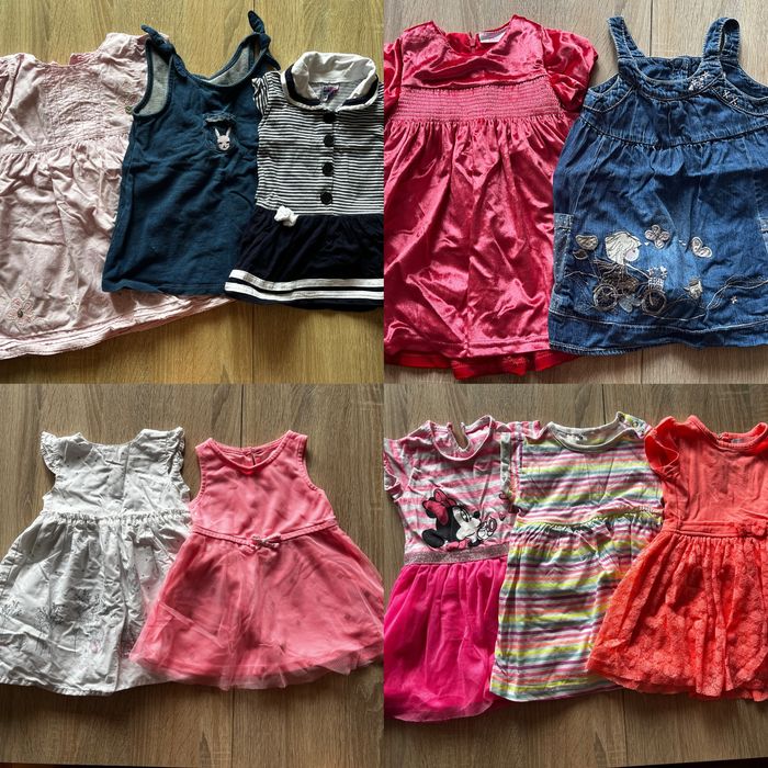 Mega paka( 70szt) dla dziewczynki 74/80