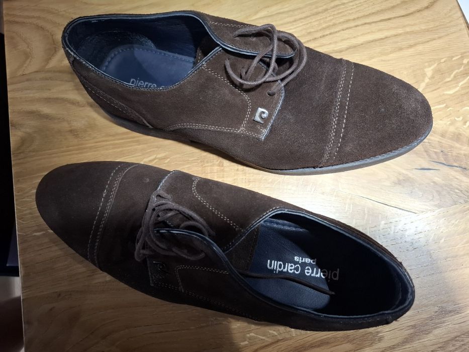 Buty męskie Pierre Cardin brązowe