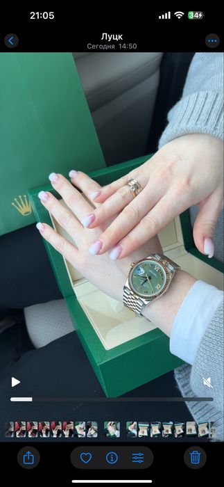 Rolex datejust lady 36 годинник часы ролекс