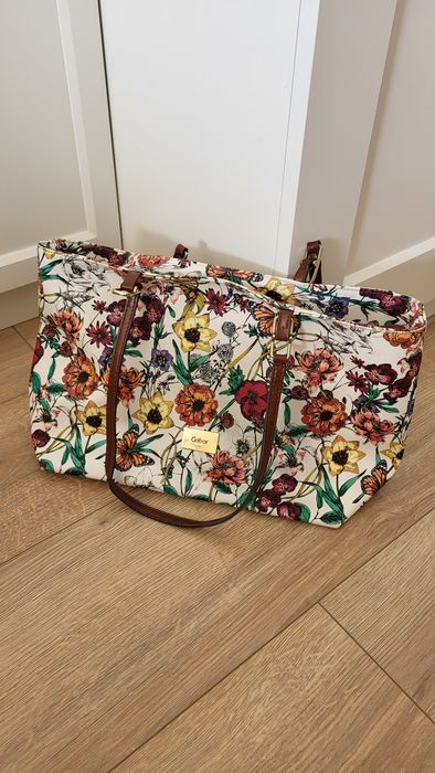 Torebka shopper Gabor w kwiaty