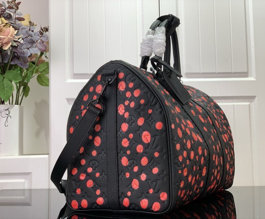 Louis Vuitton keepall сумка мужская унисекс черная дорожная