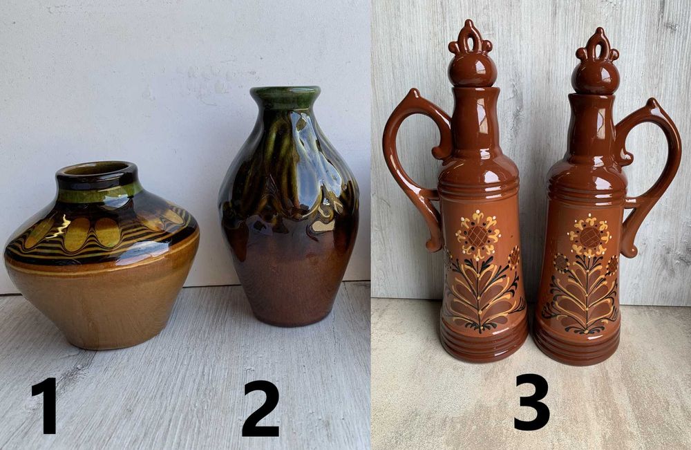 Вазочка ваза майолика керамика