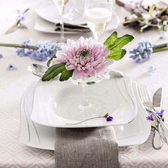 NOWA w oryginalnym kartonie - Serwis / Zastawa porcelanowa Fyrklovern.