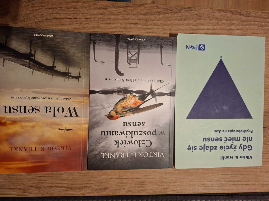 Viktor Frankl zestaw 3 ksiazek