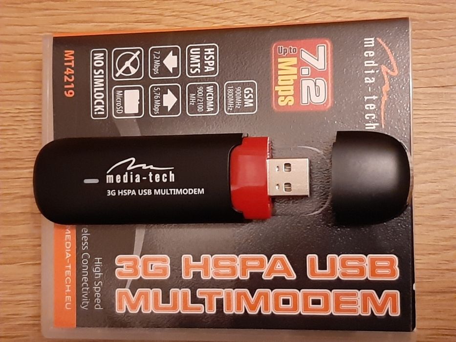 modem USB MediaTech MT4219 3G HSPA z czytnikiem kart micro SD