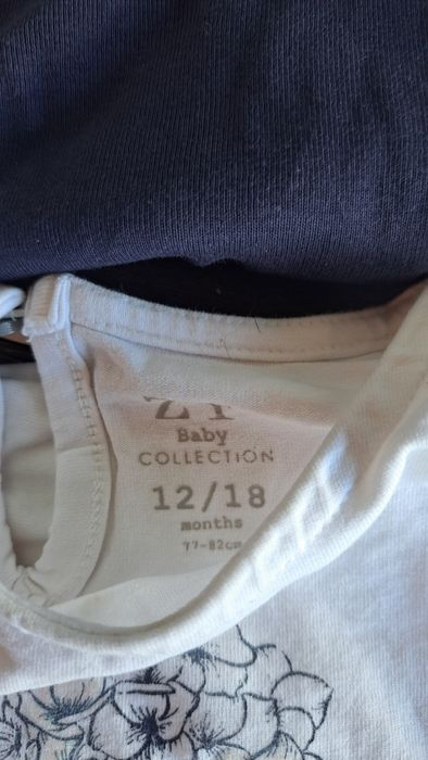 6 T-shirts menina 12/18 meses e 2 anos