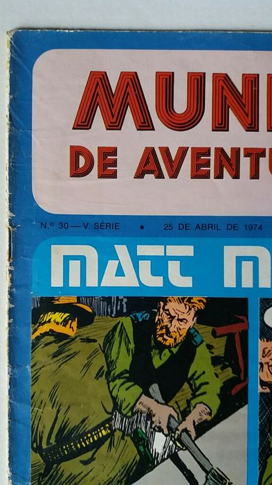 RARÍSSIMO Mundo de Aventuras 25 Abril de 1974