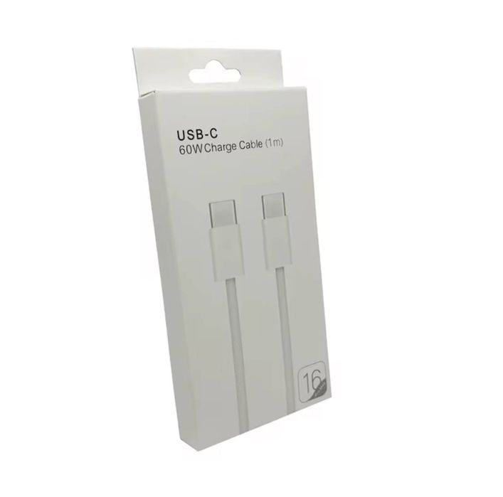 Премиум кабель USB-C → USB-C 60W Fast Charge | Усиленный | Для iPhone / Android / MacBook