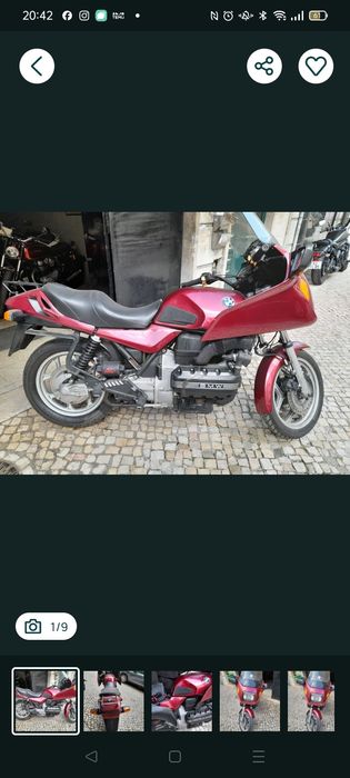 BMW K100 LT desmontada para peças