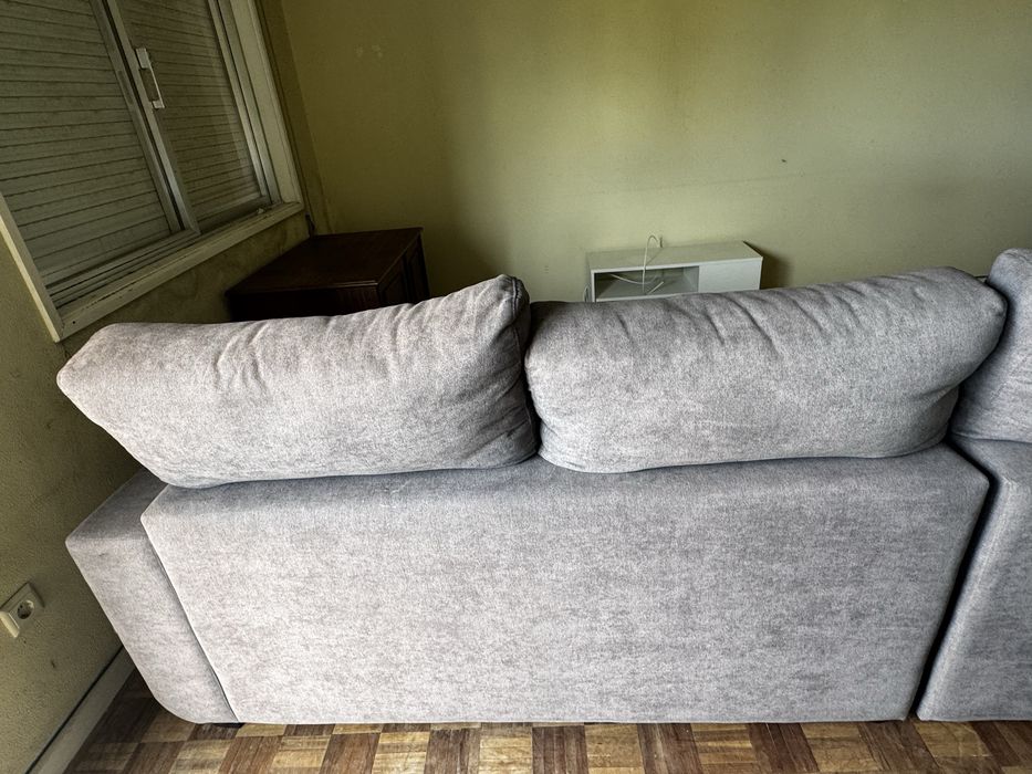 Sofa 3 lugares cinza