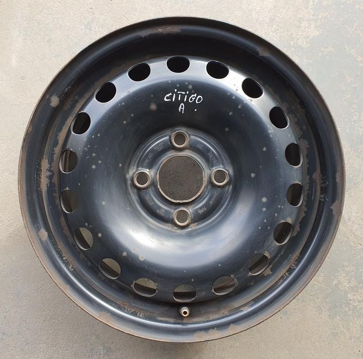 FELGA STALOWA 14 5J 4X100 ET35 SKODA CITIGO VW UP 1S0601027 2140930