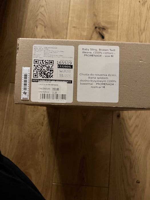 Nowa chusta do noszenia dziecka