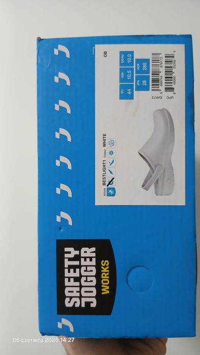 Buty medyczne Safety Jogger Works EU44 białe