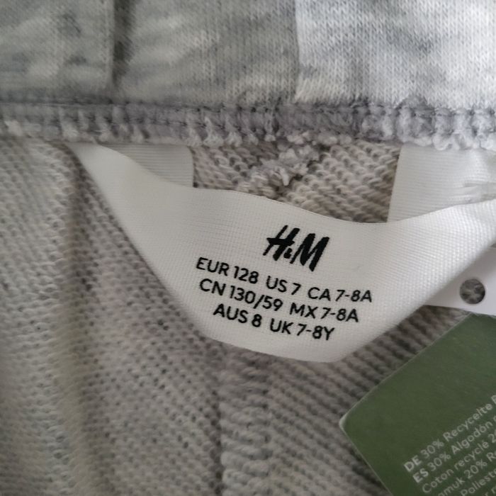 Nowe krótkie spodenki chłopięce r.128 H&M