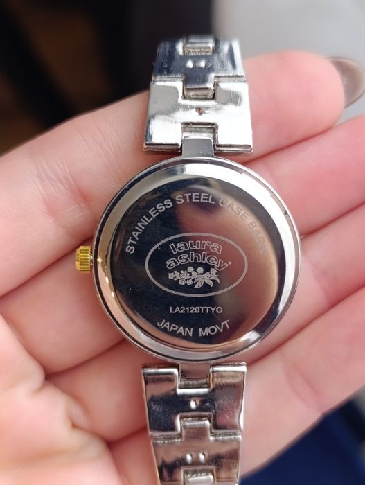 Zegarek damski Laura Ashley srebro zloty nowy cena 335 pln