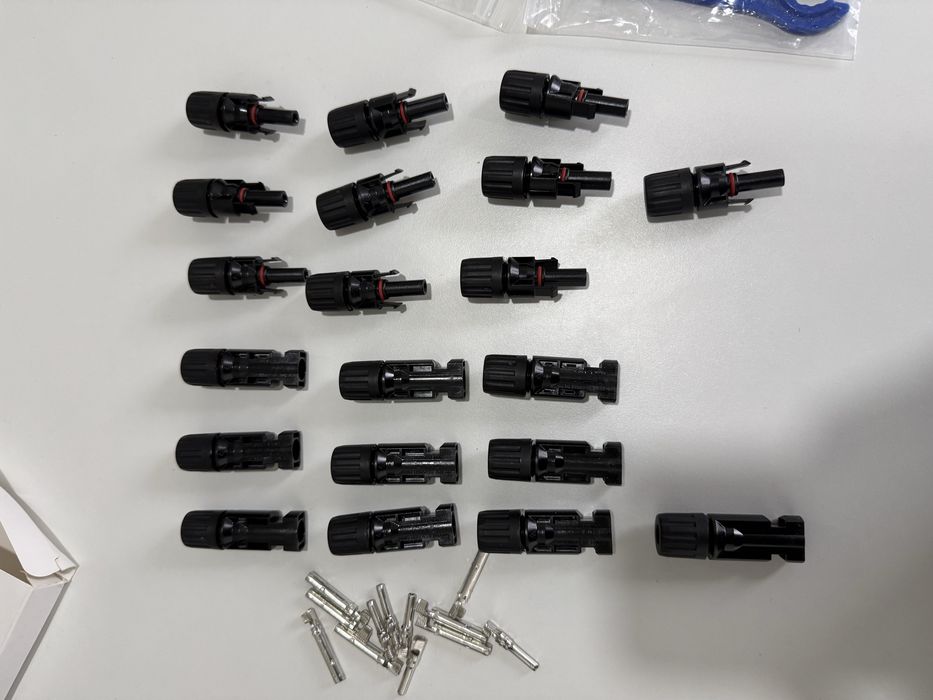Fichas MC4 para sistema solar