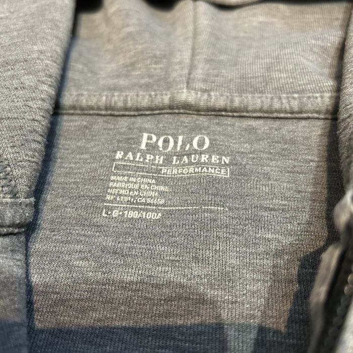 Polo Ralph Lauren szara męska bluza rozpinana kapturem hoodie
