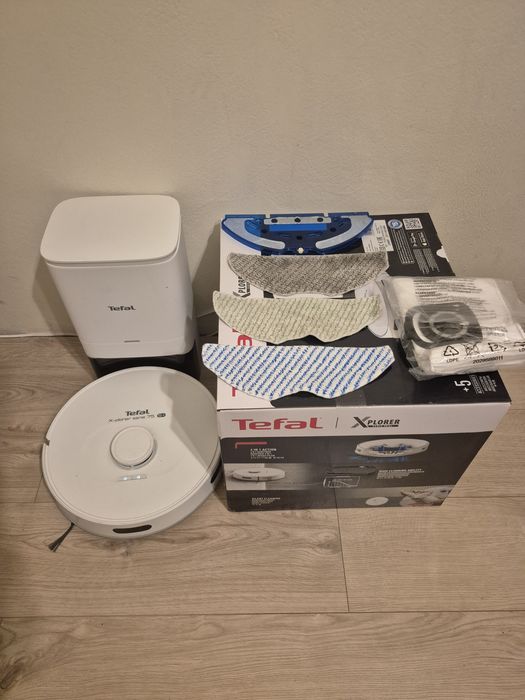 Robot odkurzający Tefal X-plorer 75 S+ ze stacją (Odkurza i Mopuje)