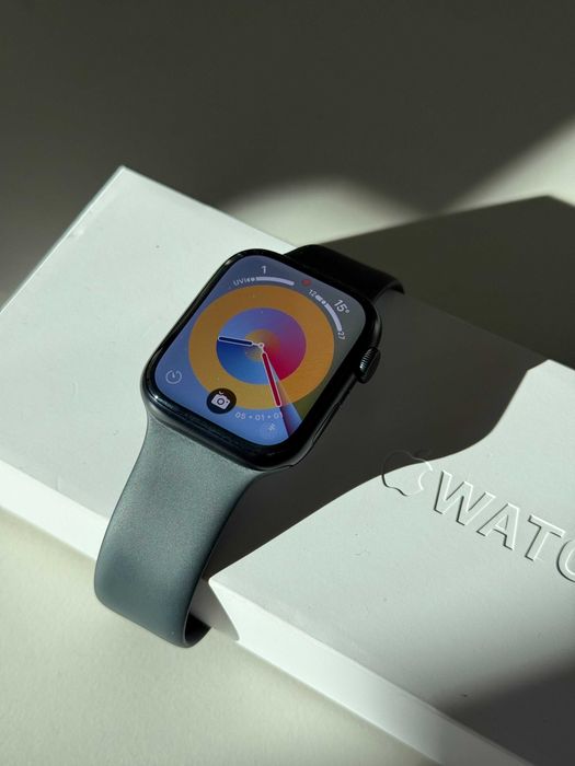 Apple Watch Series 9 45 mm GPS | bateria 95% | komplet z ładowarką
