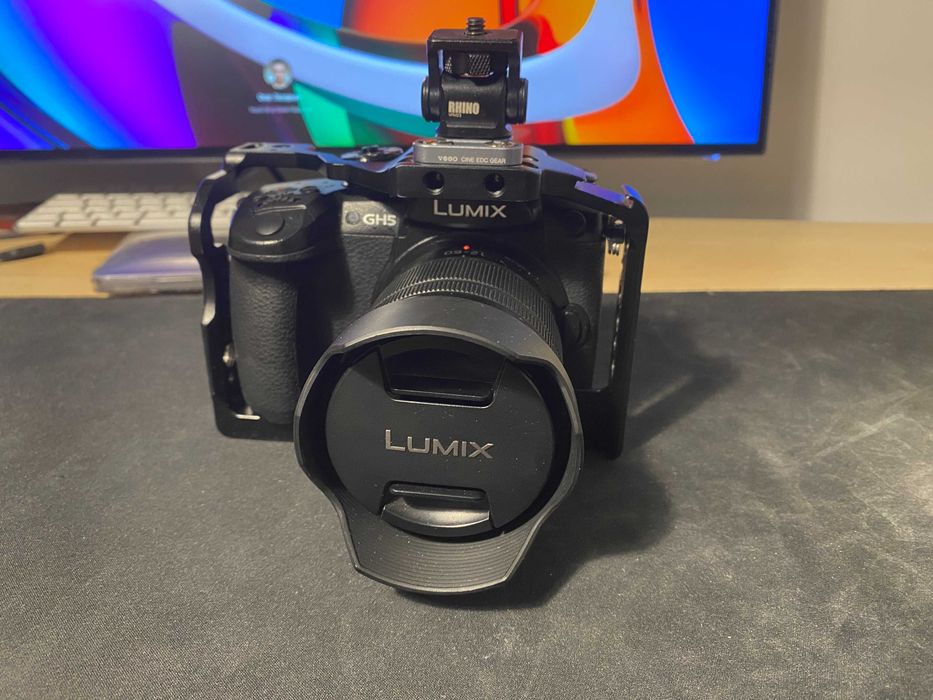 Panasonic Lumix GH5  + обʼєктив + клітка