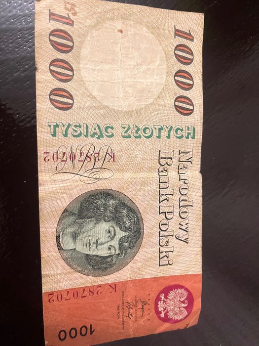 1000 zł z 1965 roku.