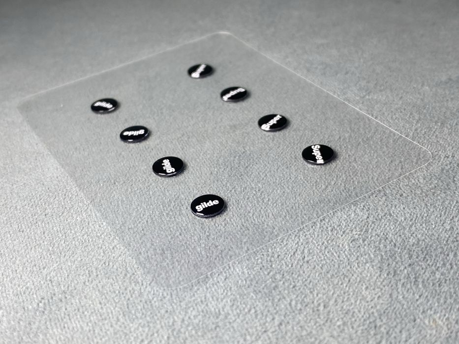 Стеклянные глайды для мышки