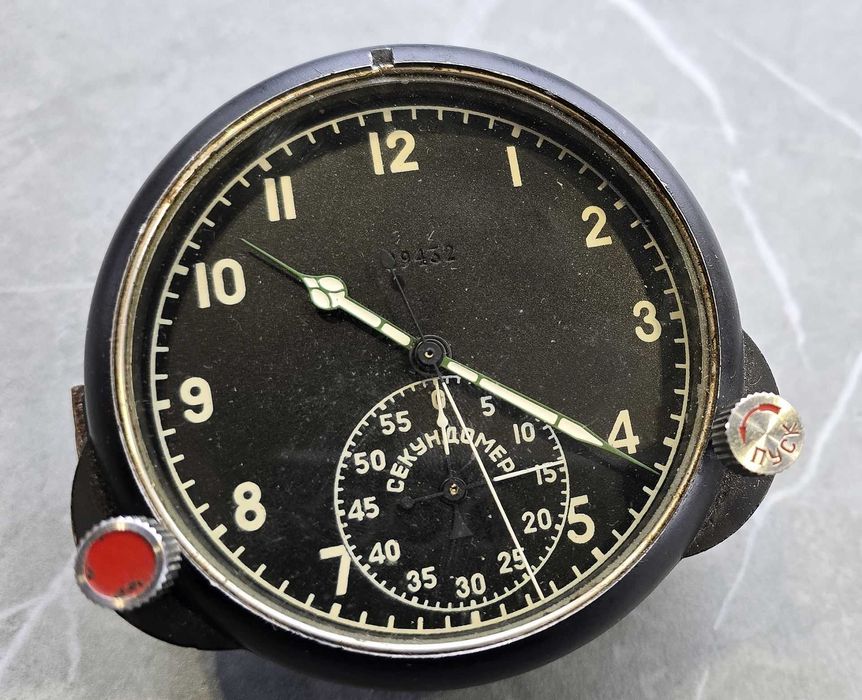 Zegar lotniczy - 60 CzP - produkcja ZSRR