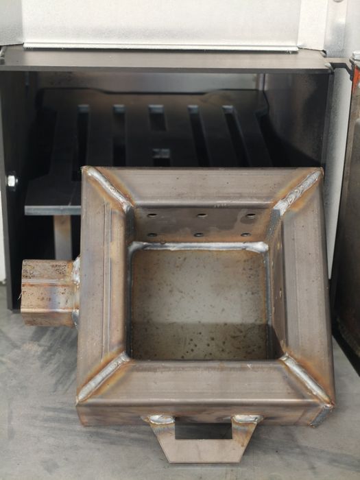 Koza piec dmuchawa warsztatowa piec nadmuchowy 30kw na olej i drewno