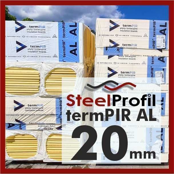 Płyta termPIR AL PIR PUR elewacja Thermano Termoizolacja posadzka