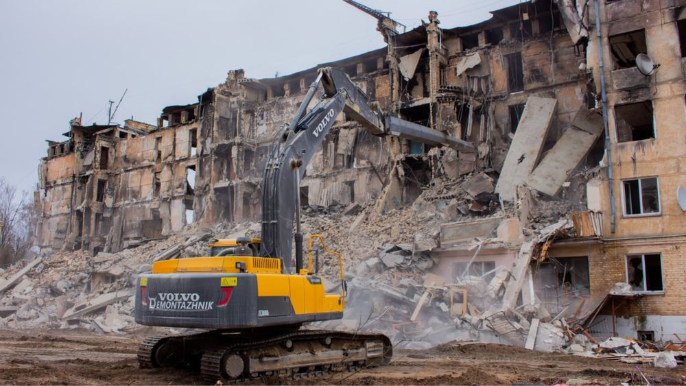 Демонтажные работы, демонтаж фундамента бетона Дома здания крыши снос