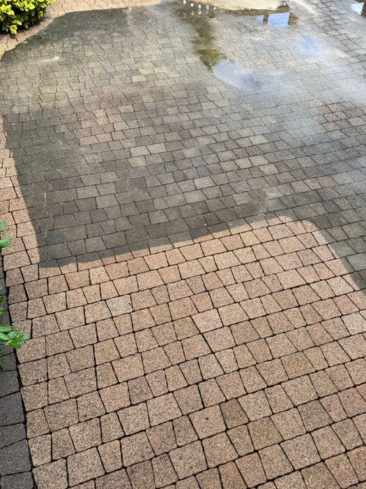 Mycie czyszczenie kostki brukowej i elewacji